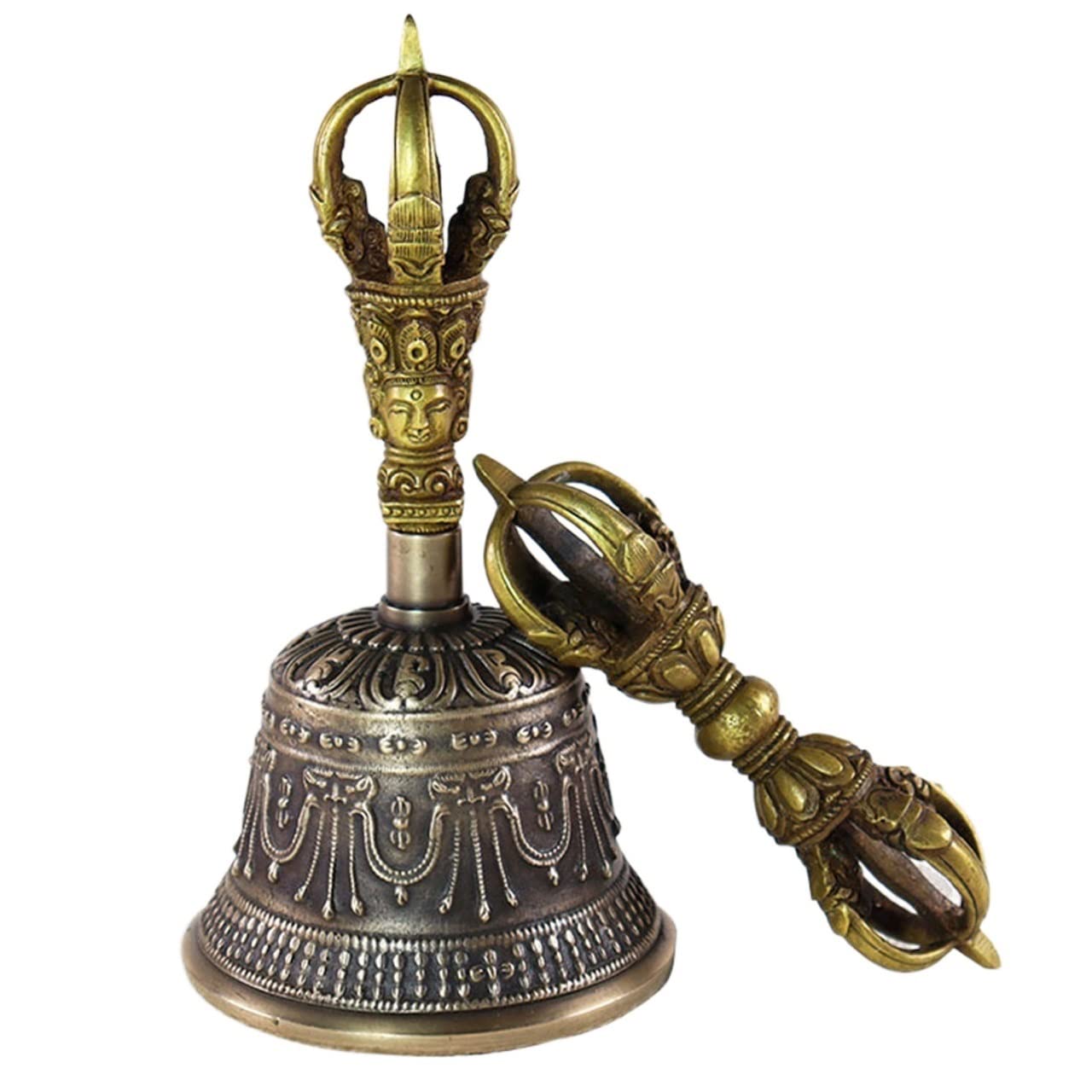 Amazon.co.jp: チベット仏教の瞑想の鐘、チベット ハンドベル